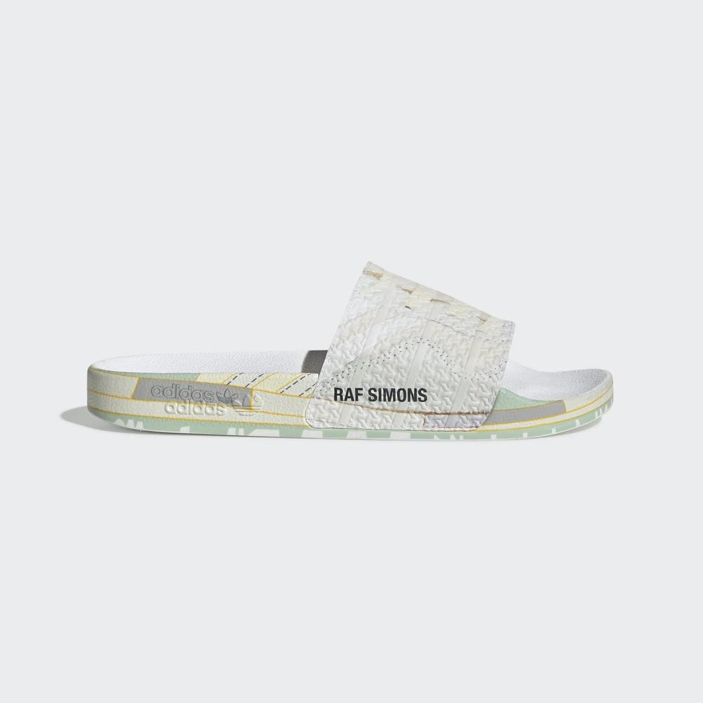 Adidas RS Peach Adilette Chanclas Blancos Para Hombre (MX-48989)